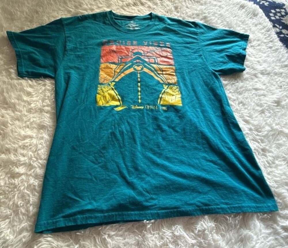 Disney Cruise Line Cruise Vibes Graphic Teal T-Shirt